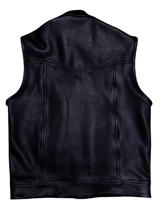 LEATHERSONS Chaleco de Cuero SOA para Hombre