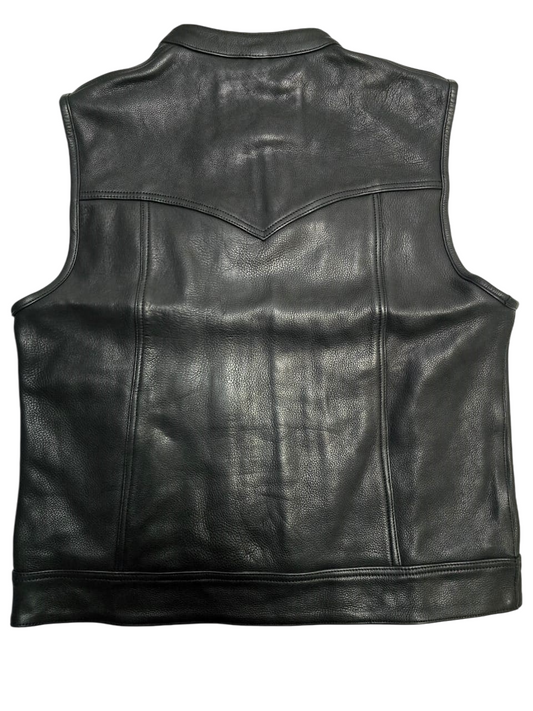 LEATHERSONS v2 Chaleco de Cuero SOA para Hombre