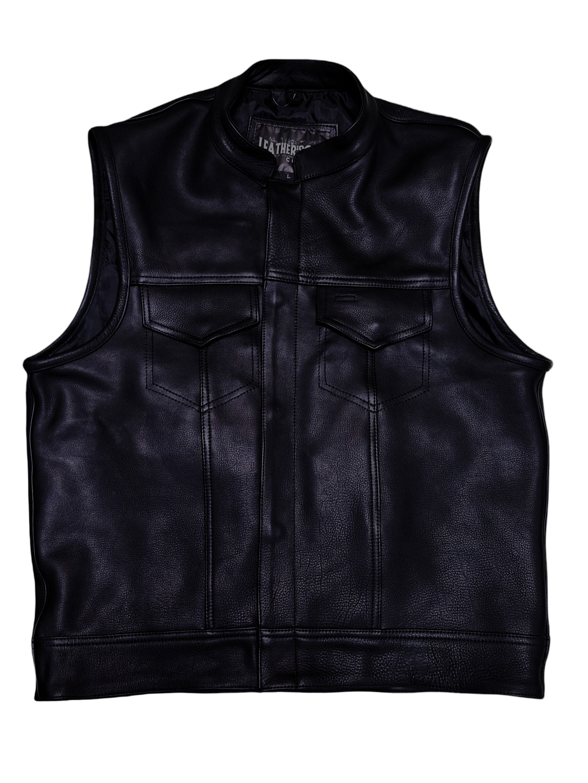 LEATHERSONS Chaleco de Cuero SOA para Hombre